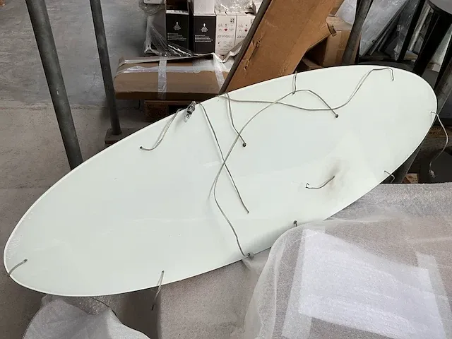 Gedemonteerde ovale design plafond hangverlichting - afbeelding 1 van  4