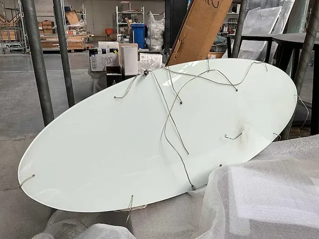 Gedemonteerde ovale design plafond hangverlichting - afbeelding 2 van  4