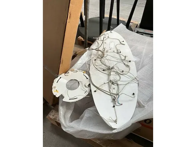 Gedemonteerde ovale design plafond hangverlichting - afbeelding 4 van  4