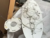 Gedemonteerde ovale design plafond hangverlichting - afbeelding 4 van  4