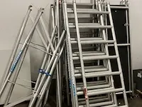 Gedemonteerde stelling euroscaffold - afbeelding 1 van  7