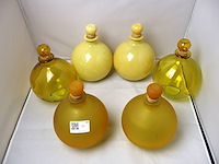 Geel glaswerk (x6) - afbeelding 2 van  3