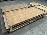 Gefineerde platen (teak-notelaar-gerookte eik) - afbeelding 1 van  4