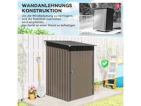 Gegalvaniseerd stalen tuinhuisje 1,6m³ - afbeelding 5 van  7