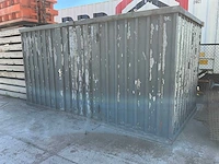 Gegalvaniseerde opslagcontainer 4 x 2,4 x 2 m - afbeelding 1 van  15