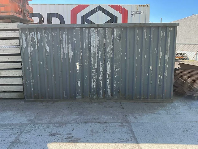 Gegalvaniseerde opslagcontainer 4 x 2,4 x 2 m - afbeelding 8 van  15