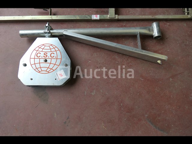 Gegalvaniseerde steigerkatrol, leuningstaanders die op plaat moeten worden geklemd - afbeelding 2 van  11