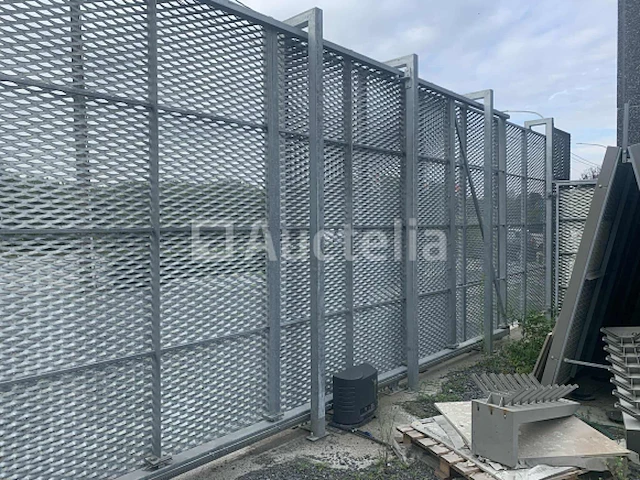 Gegalvaniseerde strekmetaal gemotoriseerde industriële poort - afbeelding 5 van  7