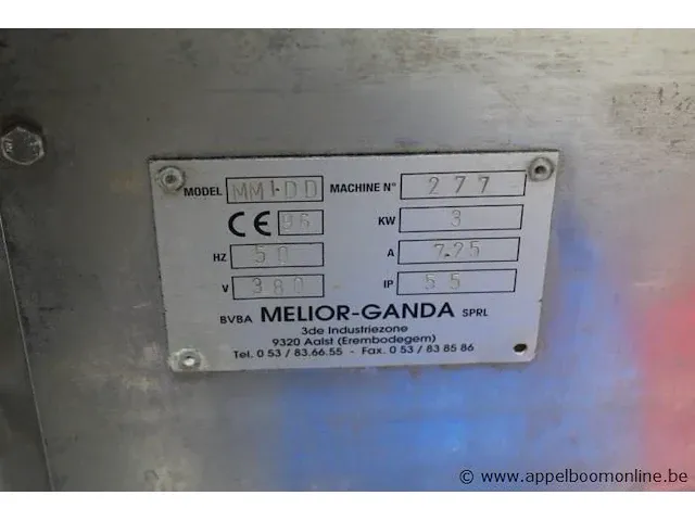 Gehaktmolen melior-ganda mmi-dd - afbeelding 3 van  4