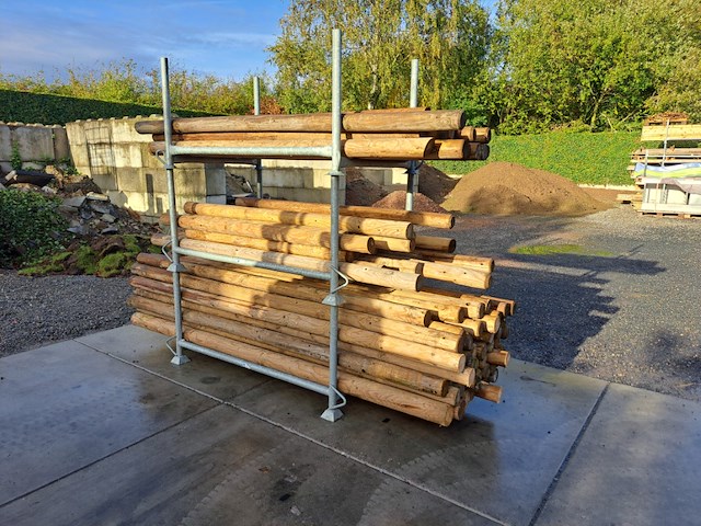 Geïmpregneerd ronde paal diameter 10 - afbeelding 1 van  1