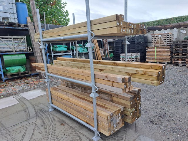 Geimpregneerd vierkante paal - afbeelding 1 van  1