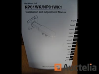 Geïntegreerde muurbeugel voor sharp nec np01wk projector - afbeelding 4 van  4