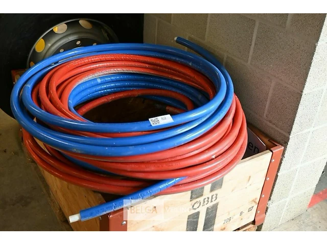 Geisoleerde alpexdarm rood en blauw - afbeelding 1 van  4