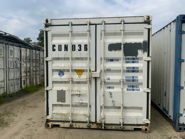 Geïsoleerde opslagzeecontainer - afbeelding 7 van  12