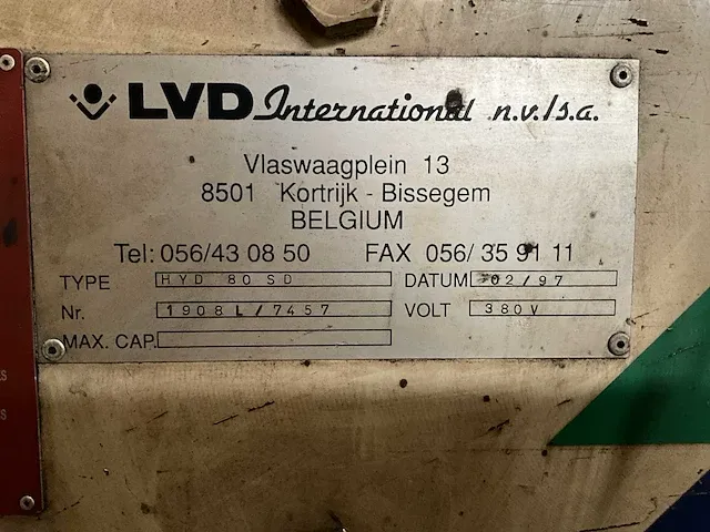 Geka-lvd hydracrop 80/sd pons- knipmachine - afbeelding 5 van  18