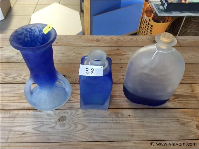 Gekleurd glas 3stuks - afbeelding 1 van  3