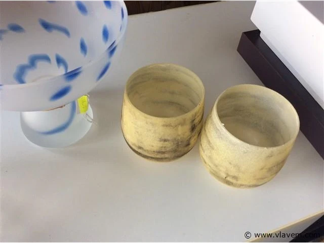 Gekleurd glas divers 4stuks - afbeelding 3 van  4