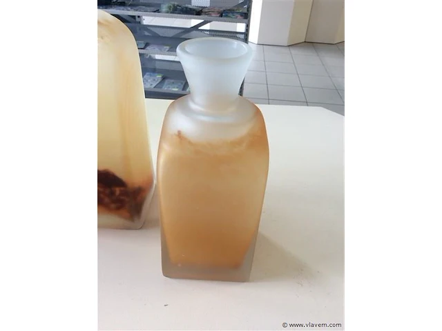 Gekleurde glas 2stuks - afbeelding 3 van  3
