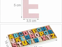 Gekleurde houten letters - afbeelding 6 van  6