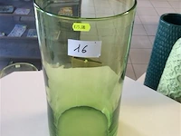 Gekleurde vaas glas - afbeelding 1 van  2