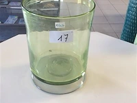 Gekleurde vaas glas - afbeelding 1 van  2