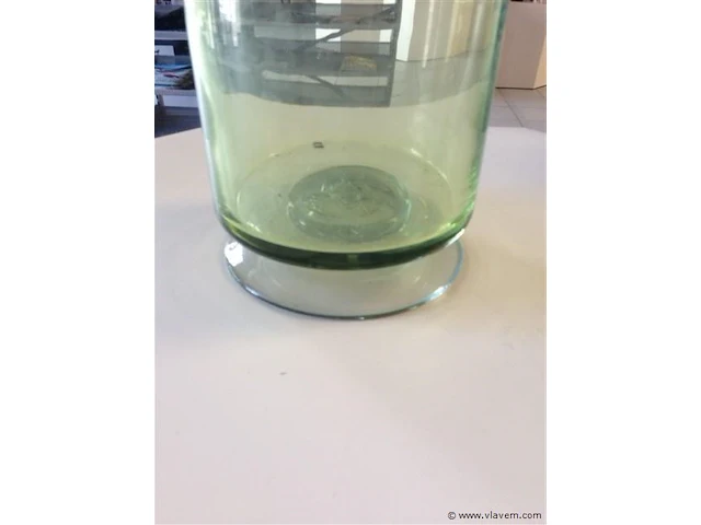 Gekleurde vaas glas - afbeelding 2 van  2