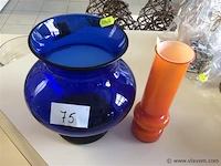 Gekleurde vazen 2stuks - afbeelding 1 van  3