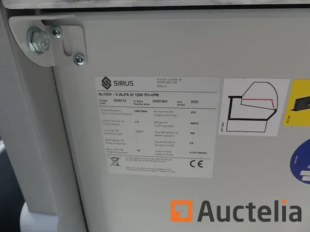 Gekoeld aanrechtblad sirius al 130v-v alfa iii 1290 fv-vpr - afbeelding 2 van  7