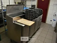 Gekoelde werkbank 3 deurs merk top cold met opzetsaladette 180x70x110 - afbeelding 1 van  4