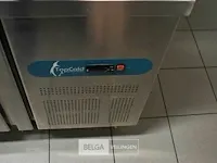 Gekoelde werkbank 3 deurs merk top cold met opzetsaladette 180x70x110 - afbeelding 2 van  4