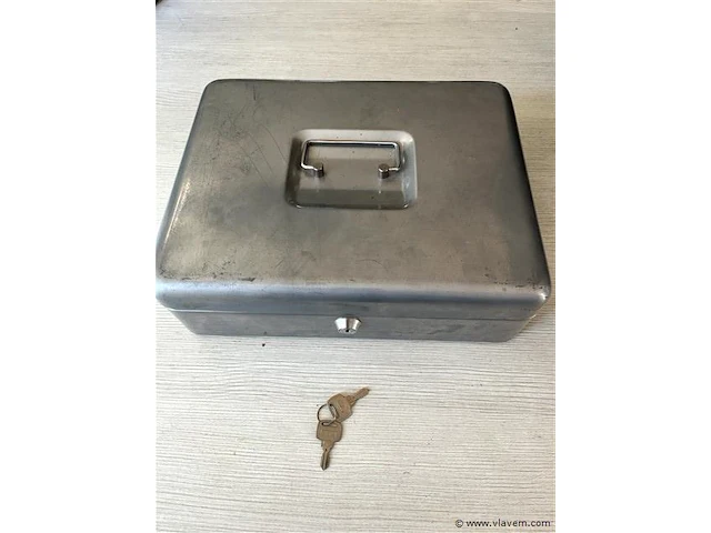Geldkoffer metaal - afbeelding 1 van  1