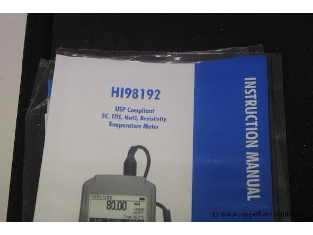 Geleidbaarheidsmeter hi98192 - afbeelding 3 van  3