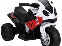 Gelicentieerde 3-wielige elektrische kindermotorfiets bmw s1000 rr - afbeelding 1 van  7