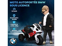 Gelicentieerde 3-wielige elektrische kindermotorfiets bmw s1000 rr - afbeelding 5 van  7