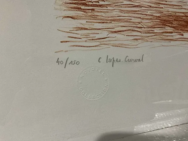 Gelimiteerde litho c. lopes curval - afbeelding 2 van  4