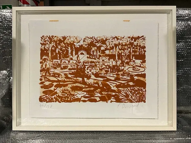 Gelimiteerde litho f. boisrond - afbeelding 1 van  4