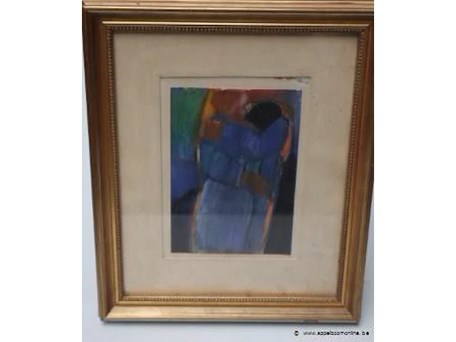 Gemengde techniek getekend (collette) bitker - afbeelding 1 van  3
