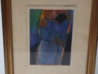 Gemengde techniek getekend (collette) bitker - afbeelding 1 van  3