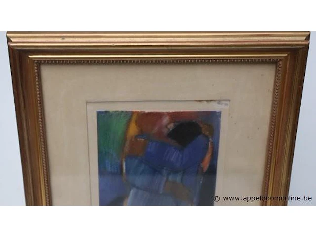 Gemengde techniek getekend (collette) bitker - afbeelding 3 van  3