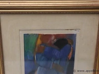 Gemengde techniek getekend (collette) bitker - afbeelding 3 van  3