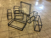 Gemetalliseerde metalen rekjes - afbeelding 2 van  4