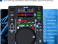 Gemini mdj-600 professional cd and usb midi media player - afbeelding 3 van  6
