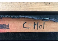 Gemonogrammeerd km (mogelijk kees mol (middelburg, 1937)) - origineel, groot - afbeelding 9 van  9