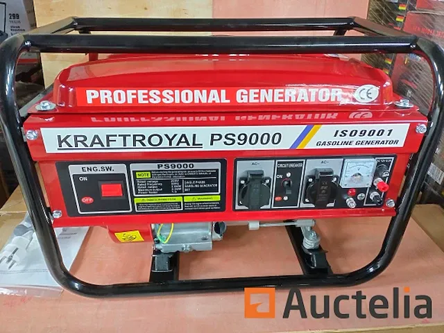 Generator benzine kraftroyal ps9000 - afbeelding 1 van  2