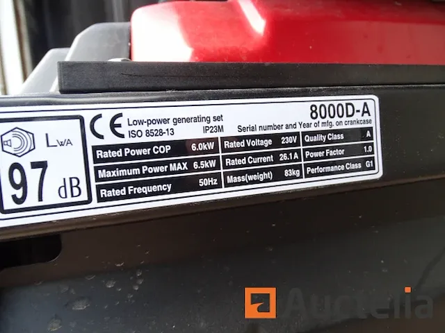 Generator genermore g8000d-a - afbeelding 3 van  12