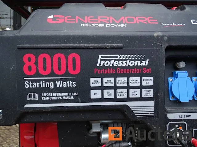 Generator genermore g8000d-a - afbeelding 5 van  12