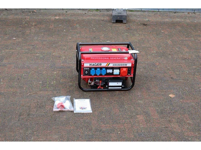 Generator hager 168f-1 benzine nieuw (marge) - afbeelding 1 van  1