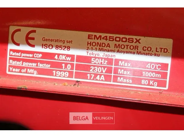 Generator honda - afbeelding 7 van  7