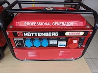 Generator huttenberg h8500 benzine - afbeelding 1 van  1