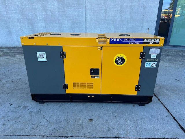 Generator kawakenki kk50-iii-sss diesel 50kva 2025 nieuw - afbeelding 1 van  1